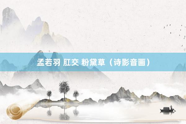 孟若羽 肛交 粉黛草（诗影音画）